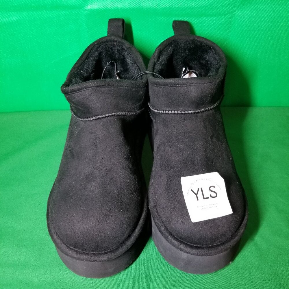 Madden Girl G-Bondi Women's Booties Black Size 7, Warm, Cozy, NWOT